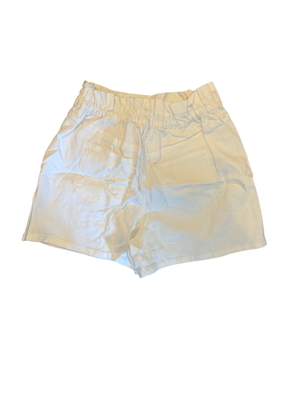 🫶🏻 Loft High-Rise Button-Front White Women's Shorts - Picture 2 of 3